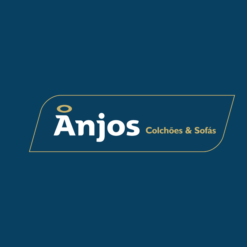 Logo Anjos Colchões e Sofás